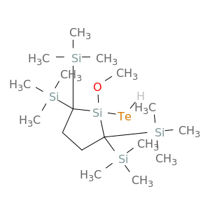 Silacyclopentane-1-tellurol, 1-methoxy-2,2,5,5-tetrakis(trimethylsilyl)-