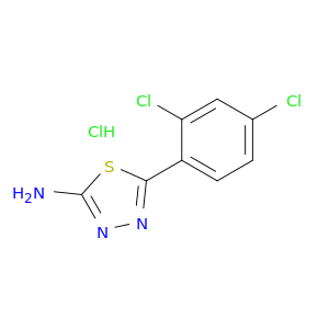 5-(2,4-Dichlorophenyl)-1,3,4-thiadiazol-2-ylamine, HCl