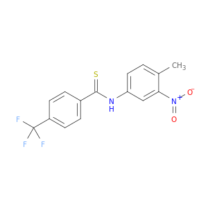 N-(4-甲基-3-硝基苯基)-4-(三氟甲基)苯甲硫代酰胺