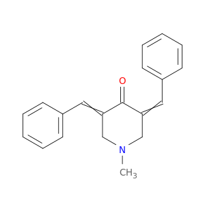 4-Piperidinone,1-methyl-3,5-bis(phenylmethylene)-