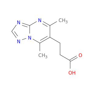 3-(5,7-二甲基[1,2,4]三唑并[1,5-A]嘧啶-6-基)丙酸 1HCL