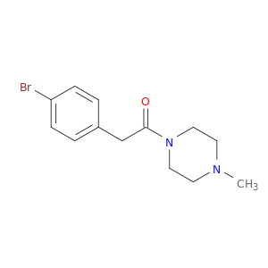 2-(4-溴苯基)-1-(4-甲基哌嗪-1-基)乙酮