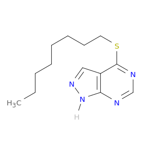 4-(octylsulfanyl)-1h-pyrazolo[3,4-d]pyrimidine
