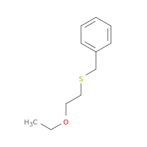 Benzene, [[(2-ethoxyethyl)thio]methyl]-