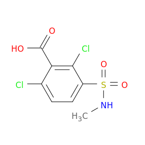 2,6-Dichloro-3-(methylsulfamoyl)benzoic Acid