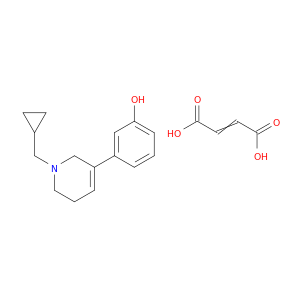 but-2-enedioic acid; 3-[1-(cyclopropylmethyl)-5,6-dihydro-2H-pyridin-3-yl]phenol