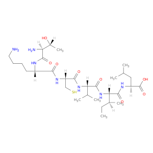 L-Leucine, L-threonyl-L-lysyl-L-cysteinyl-L-valyl-L-isoleucyl-