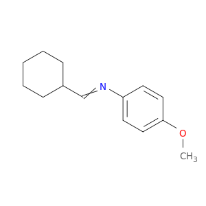 Benzenamine, N-(cyclohexylmethylene)-4-methoxy-