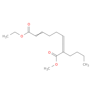 2,3,7-Nonatrienedioic acid, 2-butyl-, 9-ethyl 1-methyl ester