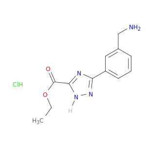 Ethyl 3-[3-(Aminomethyl)phenyl]-1H-1,2,4-triazole-5-carboxylate Hydrochloride