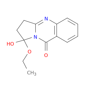 Pyrrolo[2,1-b]quinazolin-9(1H)-one, 1-ethoxy-2,3-dihydro-1-hydroxy-