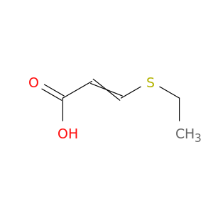 2-Propenoic acid, 3-(ethylthio)-