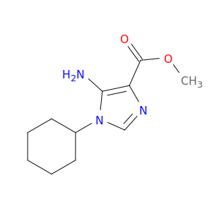 1H-Imidazole-4-carboxylicacid, 5-amino-1-cyclohexyl-, methyl ester
