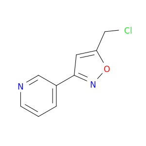 3-[5-(CHLOROMETHYL)ISOXAZOL-3-YL]PYRIDINE