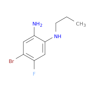 4-Bromo-5-fluoro-1-N-propylbenzene-1,2-diamine
