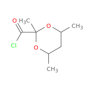 1,3-Dioxane-2-carbonylchloride, 2,4,6-trimethyl-