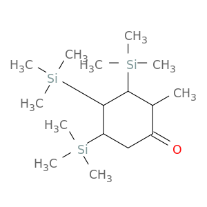Cyclohexanone, 2-methyl-3,4,5-tris(trimethylsilyl)-