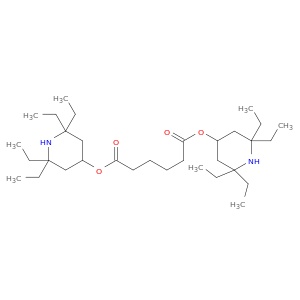 Hexanedioic acid, bis(2,2,6,6-tetraethyl-4-piperidinyl) ester