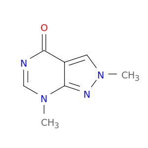 4H-Pyrazolo[3,4-d]pyrimidin-4-one, 2,7-dihydro-2,7-dimethyl-
