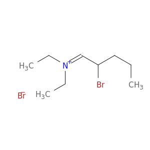 Ethanaminium, N-(2-bromopentylidene)-N-ethyl-, bromide
