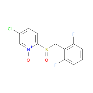 Pyridine, 5-chloro-2-[[(2,6-difluorophenyl)methyl]sulfinyl]-, 1-oxide