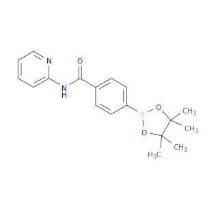 N-(吡啶-2-基)-4-(4,4,5,5-四甲基-1,3,2-二氧硼杂环戊烷-2-基)苯甲酰胺