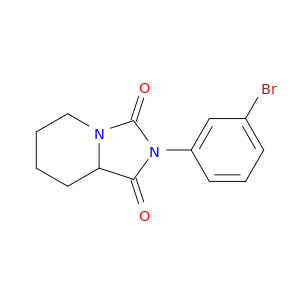 2-(3-bromophenyl)tetrahydroimidazo[1,5-a]pyridine-1,3(2h,5h)-dione