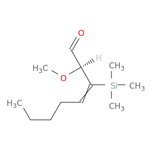3-Octenal, 2-methoxy-3-(trimethylsilyl)-, (S)-