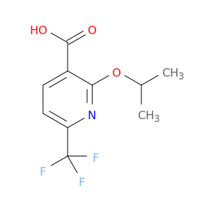 2-(Propan-2-yloxy)-6-(trifluoromethyl)pyridine-3-carboxylic Acid