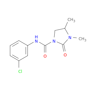 1-Imidazolidinecarboxamide, N-(3-chlorophenyl)-3,4-dimethyl-2-oxo-