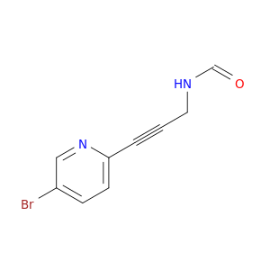 Formamide, N-[3-(5-bromo-2-pyridinyl)-2-propynyl]-