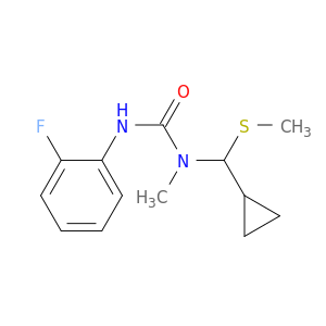 Urea, N-[cyclopropyl(methylthio)methyl]-N'-(2-fluorophenyl)-N-methyl-