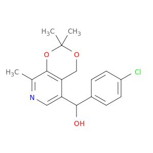 α-(4-氯苯基)-2,2,8-三甲基-4H-1,3-二氧基[4,5-C]吡啶-5-甲醇