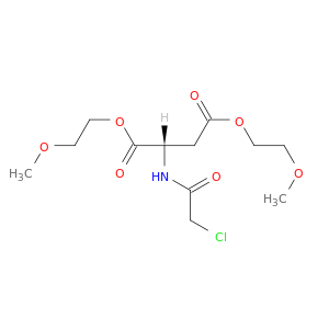 L-Aspartic acid, N-(chloroacetyl)-, bis(2-methoxyethyl) ester