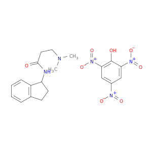 N-(2,3-DIHYDRO-1H-INDEN-1-YL)-3-DIMETHYLAMINO-PROPANAMIDE; 2,4,6-TRINITROPHENOL