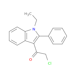 2-Chloro-1-(1-ethyl-2-phenyl-1h-indol-3-yl)ethan-1-one