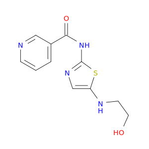 3-Pyridinecarboxamide, N-[5-[(2-hydroxyethyl)amino]-2-thiazolyl]-