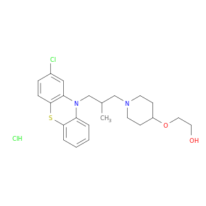 2-({1-[3-(2-chloro-10h-phenothiazin-10-yl)-2-methylpropyl]piperidin-4-yl}oxy)ethanol hydrochloride(1:1)