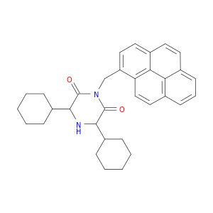 2,6-Piperazinedione, 3,5-dicyclohexyl-1-(1-pyrenylmethyl)-