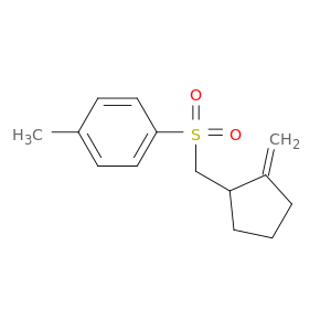 Benzene, 1-methyl-4-[[(2-methylenecyclopentyl)methyl]sulfonyl]-