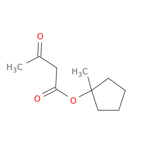 Butanoic acid, 3-oxo-, 1-methylcyclopentyl ester