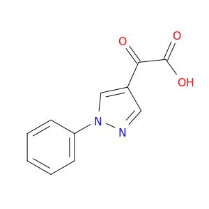 2-Oxo-2-(1-phenyl-1H-pyrazol-4-yl)acetic acid