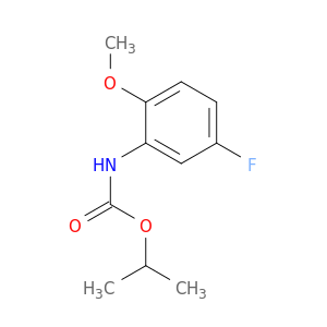 Carbanilic acid,5-fluoro-2-methoxy-, isopropyl ester (8CI)