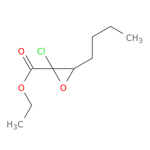 Oxiranecarboxylic acid, 3-butyl-2-chloro-, ethyl ester