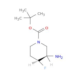 (3R,4S)-rel-3-氨基-4-氟哌啶-1-羧酸叔丁酯