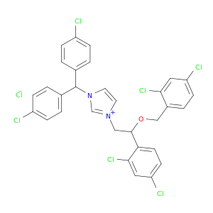1-(双(4-氯苯基)甲基)-3-(2-((2,4-二氯苄基)氧基)-2-(2,4-二氯苯基)乙基)-1H-咪唑-3-鎓氯化物