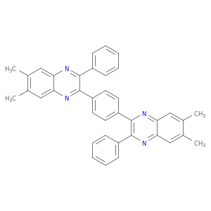 Quinoxaline, 2,2'-(1,4-phenylene)bis[6,7-dimethyl-3-phenyl-