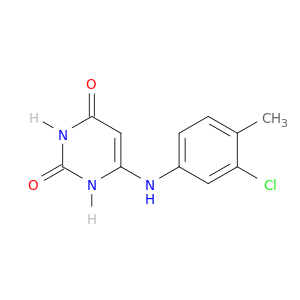 2,4(1H,3H)-Pyrimidinedione, 6-[(3-chloro-4-methylphenyl)amino]-