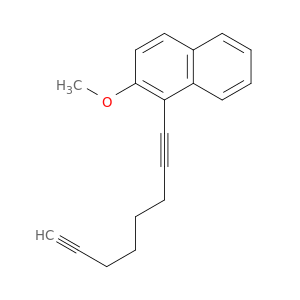 Naphthalene, 2-methoxy-1-(1,7-octadiynyl)-
