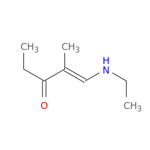 1-Penten-3-one, 1-(ethylamino)-2-methyl-, (E)-